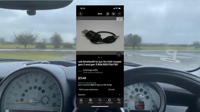 How to PLAY MUSIC in a MINI COOPER S R56 via Bluetooth/Aux смотреть онлайн