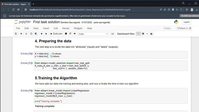 Linear Regression probleme with Python смотреть онлайн