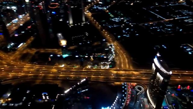 Ночной Дубай с высоты птичьего полёта! смотреть онлайн