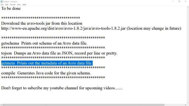 AVRO TOOLS - ALL ABOUT AVRO DATA FILE смотреть онлайн