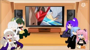 Реакция о моём перерождение в слизь на да я паук и что? гача клуб