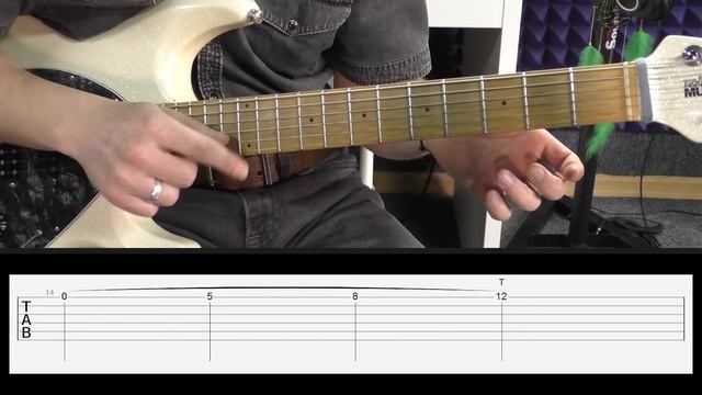 Теппинг на гитаре по-простому (основы, способы игры). Tapping on guitar. Lesson with tabs. смотреть онлайн