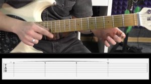 Теппинг на гитаре по-простому (основы, способы игры). Tapping on guitar. Lesson with tabs.
