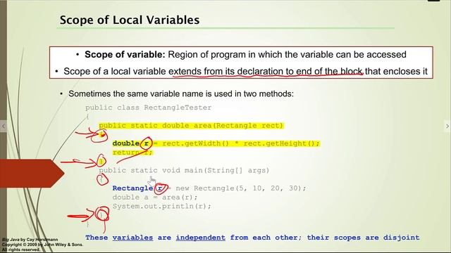 CS140 ch8.11 Scope of Local Variable смотреть онлайн