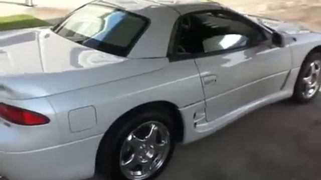 1996 Mitsubishi 3000GT Spyder VR4 remote hardtop convertible смотреть онлайн