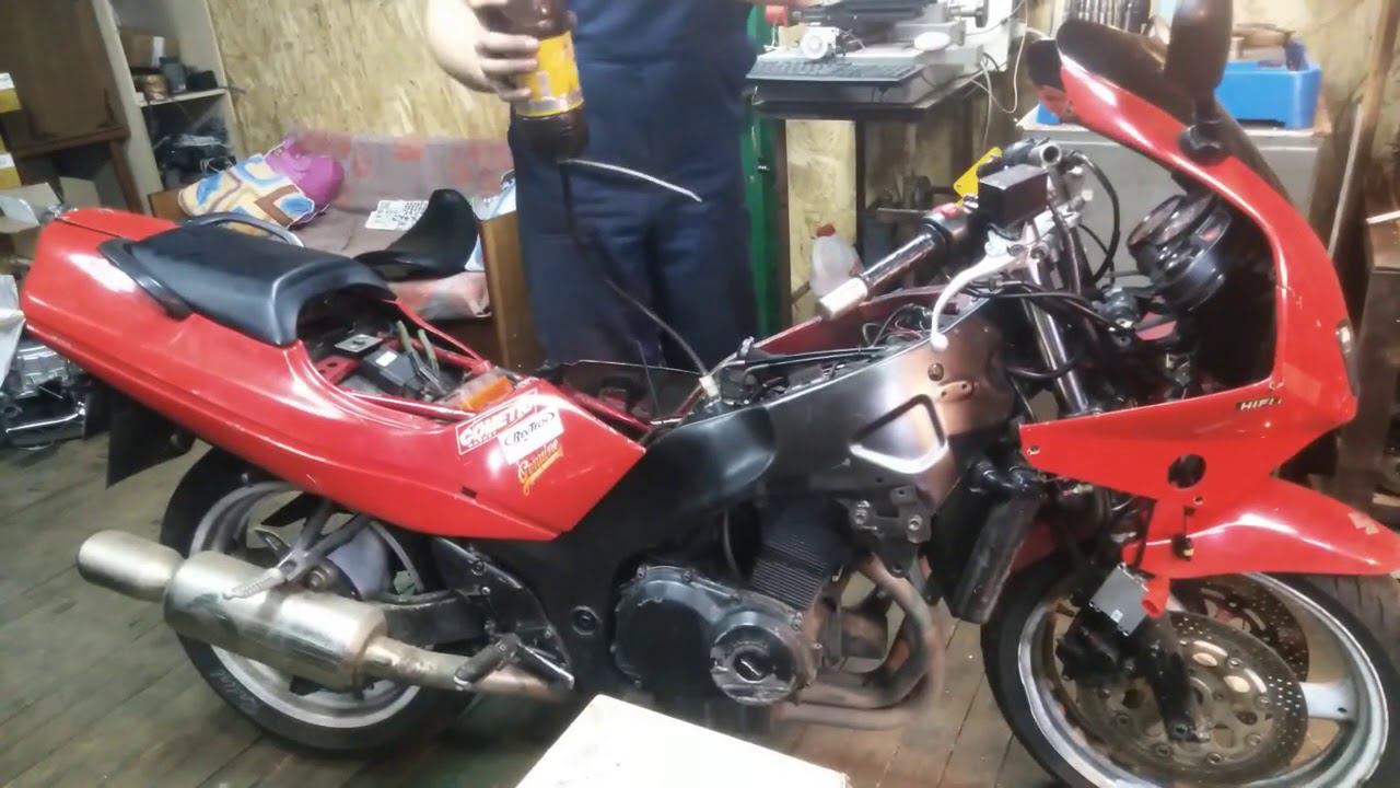 оживление suzuki RF400 смотреть онлайн