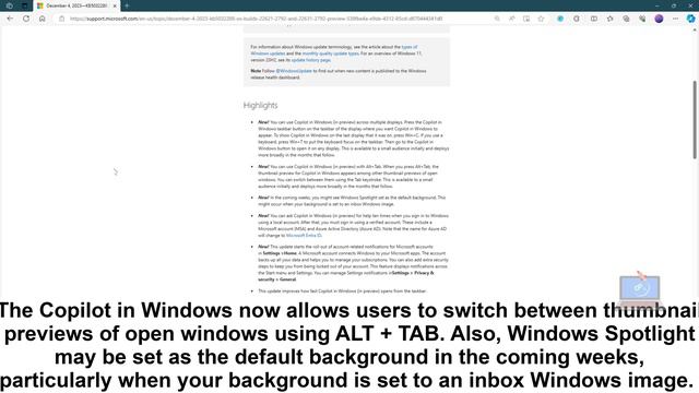 [KB5032288] Windows 11, version 23H2 - A BIG UPDATE WITH NEW FEATURES AND LOADS OF FIXES! смотреть онлайн