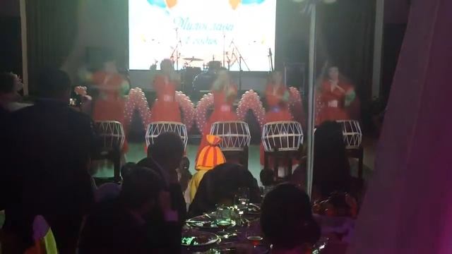 Ансамбль корейского танца "Ариран-Русь" - фрагмент танца с барабанами смотреть онлайн