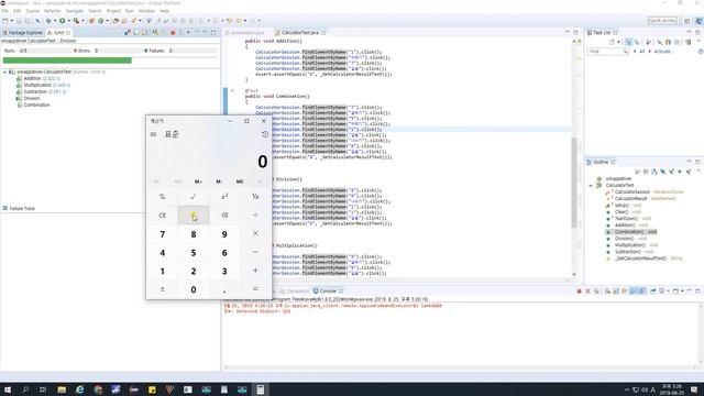 Winappdriver 를 사용하여 윈도우 10 계산기 예제 자동화 해보기 [Eclipse, java] смотреть онлайн