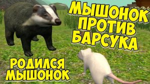 СИМУЛЯТОР МЫШИРодился мышонокБелая мышь победила барсука