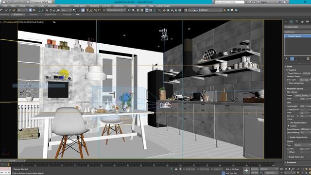 Горизонтальная и вертикальная камера | Уроки 3DS Max для начинающих | Camera Resolution Mod смотреть онлайн