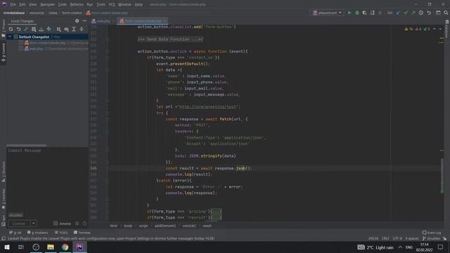 POST/ GET отправка данных на сервер JS . POST / GET sending data to server JS. смотреть онлайн
