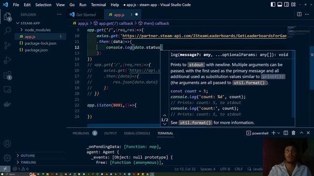 React & Node Steam API Example смотреть онлайн