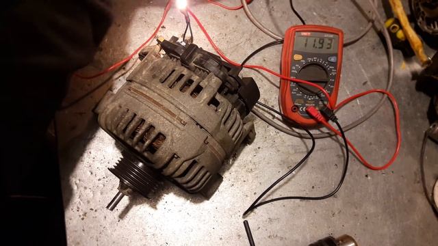 How to check the alternator Test. Using a drill смотреть онлайн