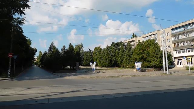 Новый Трамвай Таганрога, борт 19, маршрут 2. 31-е июля 22г смотреть онлайн