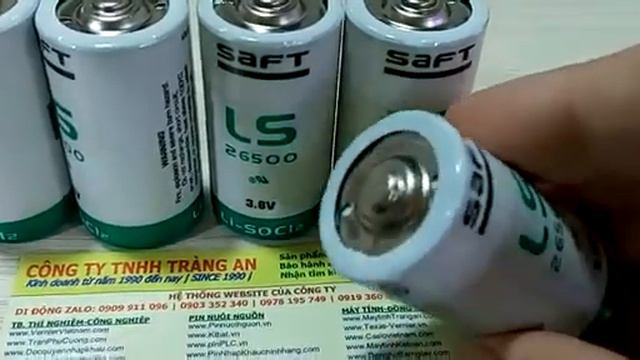 Pin Saft LS26500 lithium 3.6v C 7700mAh _Xuất xứ Pháp (Call: 0909 911 096-0903 352 340) смотреть онлайн