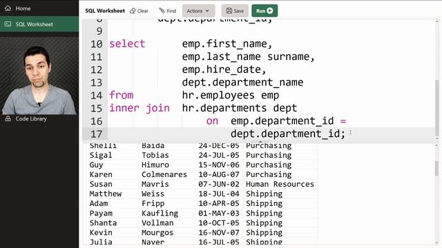 SQL course: inner join versus left join смотреть онлайн