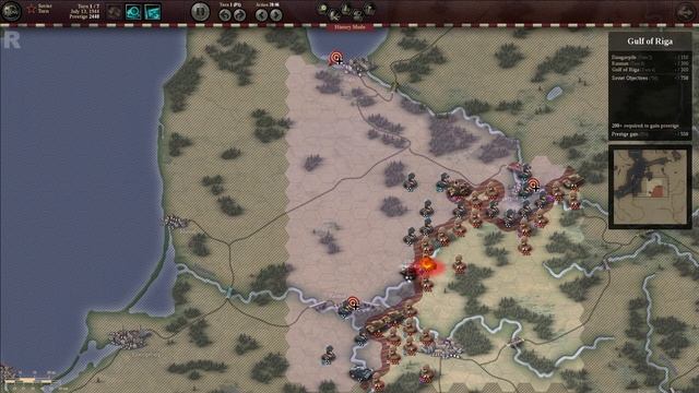 Прохождение Unity of command Dlc Red Turn: Gulf Of Riga Brilliant campaing смотреть онлайн