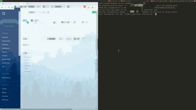 Setup a Website on DigitalOcean/Установка сайта через DigitalOcean смотреть онлайн