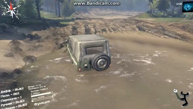 Играем в SpinTires#1 Цель:доехать до заправки смотреть онлайн