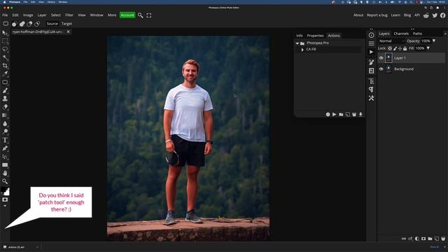 Remove Objects In Photopea - My Personal Workflow Secret! смотреть онлайн