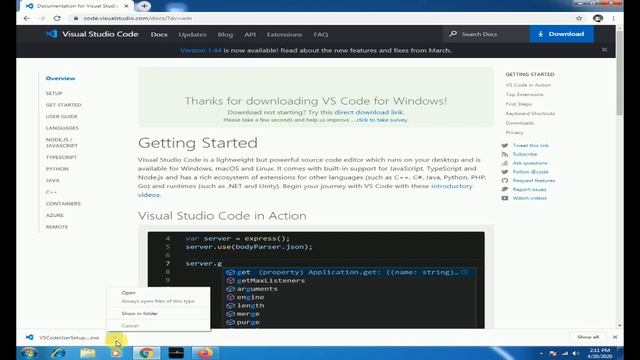 How to download Microsoft Visual Studio Code on Windows in 2020 смотреть онлайн