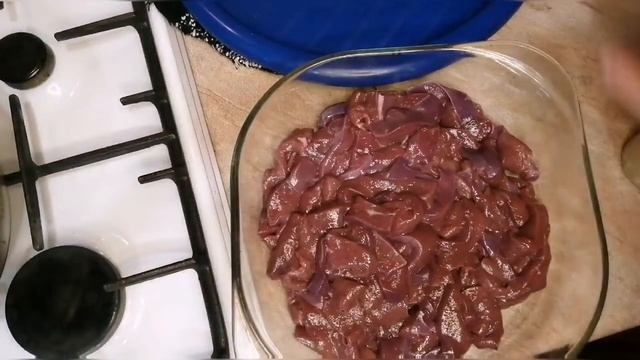 Жареная свиная печень, очень вкусно.#свинаяпечень смотреть онлайн