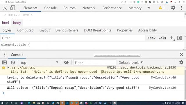 React props & state смотреть онлайн