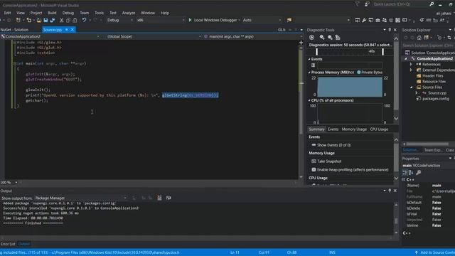Seting Up OpenGL Or OpenCV Or Eigen In Any Visual Studio In 10 Seconds