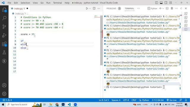Python Tutorial for Beginners in Urdu | Conditions in Python with Real World Tasks [012] смотреть онлайн