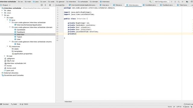 create spring boot app using spring initilizer- interview-schedule app смотреть онлайн