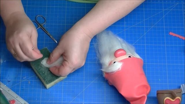Гном 3- из фоамирана. Ручная работа!!! Новогодний подарок! Кукла из фома! смотреть онлайн