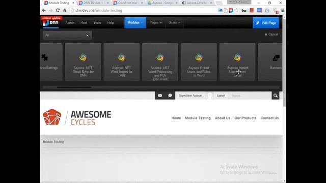 Aspose .NET Import Users From Excel Module for DNN смотреть онлайн
