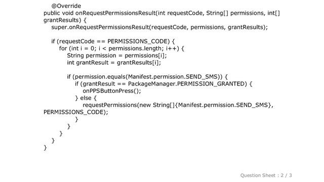 Android : Android M Permissions: onRequestPermissionsResult() not being called смотреть онлайн