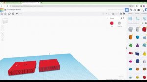 3D модель перевертыш. Надпись из двух слов в tinkercad