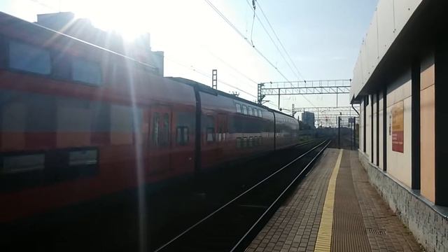 ЭШ2-022 Аэроэкспресс На станции Кунцевская смотреть онлайн