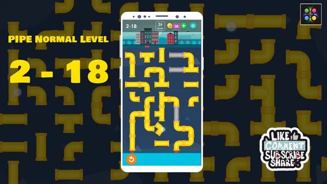 Smart Puzzles Pipes - Normal Level 2-16 to 20 | WL Pixign Smart Puzzles Answer смотреть онлайн