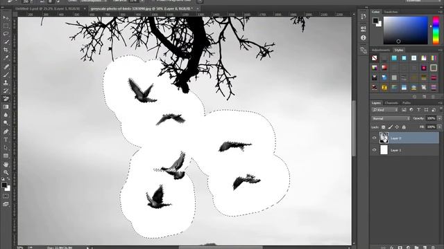 Young Man Standing on Dead Tree | Photoshop Manipulation смотреть онлайн