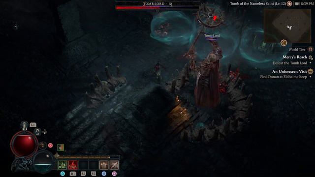 Diablo 4 Tomb Lord Veteran Tier 2 смотреть онлайн