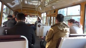 Поездка на Ретро-автобусе ЛиАЗ-677М (ЯАЗ) Музей Моторы Октября-Библиотечная улица
