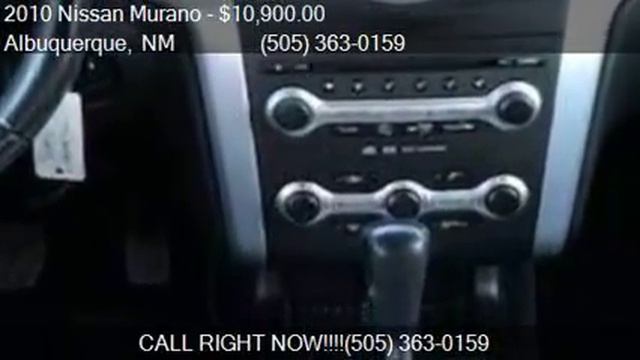 2010 Nissan Murano SL 4dr SUV for sale in Albuquerque, NM 87 смотреть онлайн