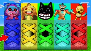 Выбери ЗАКРЫТЫЙ ТОННЕЛЬ РЕБЕНОК ДЛИННЫЕ НОГИ МОПС ГУСЕНИЦА КРОЛИК БОНЗО CARTOON CAT в майнкрафт !