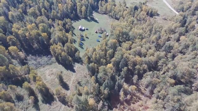 Воздушные Съёмки Базы _Ариадна_, Горный Алтай, 11.9.2016 смотреть онлайн