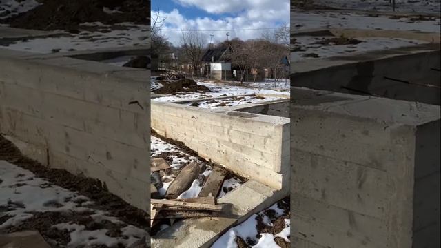Сколько ждать до начала кладки стен после бетонирования ленточного фундамента смотреть онлайн