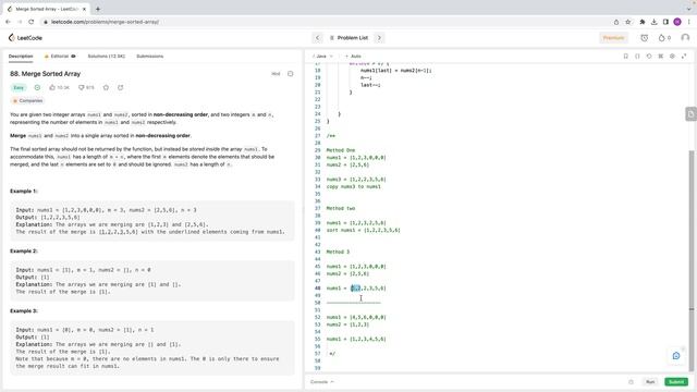 88. Merge Sorted Array смотреть онлайн