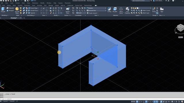 AutoCAD 3D Tutorial : Slice command. смотреть онлайн