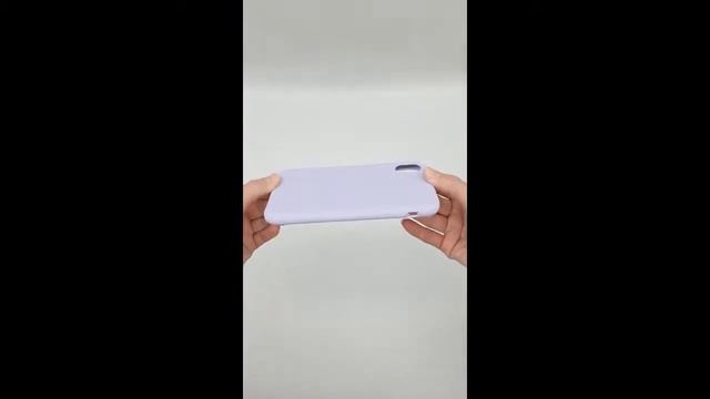 Силиконовый чехол для iPhone XR светло-фиолетовый смотреть онлайн