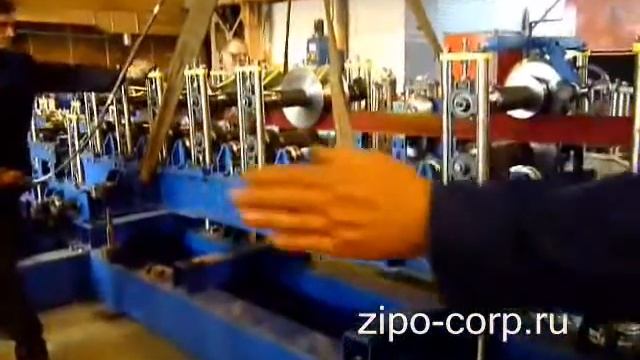 Линия с кассетной переналадкой для производства металлопрофилей для доборных элементов смотреть онлайн