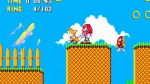 Sonic the Hedgehog Delta 40MB Bridge Zone (Sonic Delta Reloaded/40 MB)(with Knuckles and Tails)