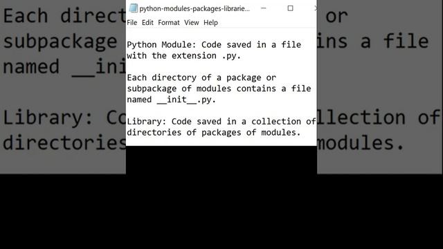 Python-Modules-Packages-Libraries смотреть онлайн